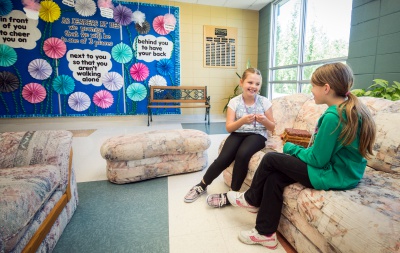 Students at the Breton Elementary School enjoy small town life as much as anyone.